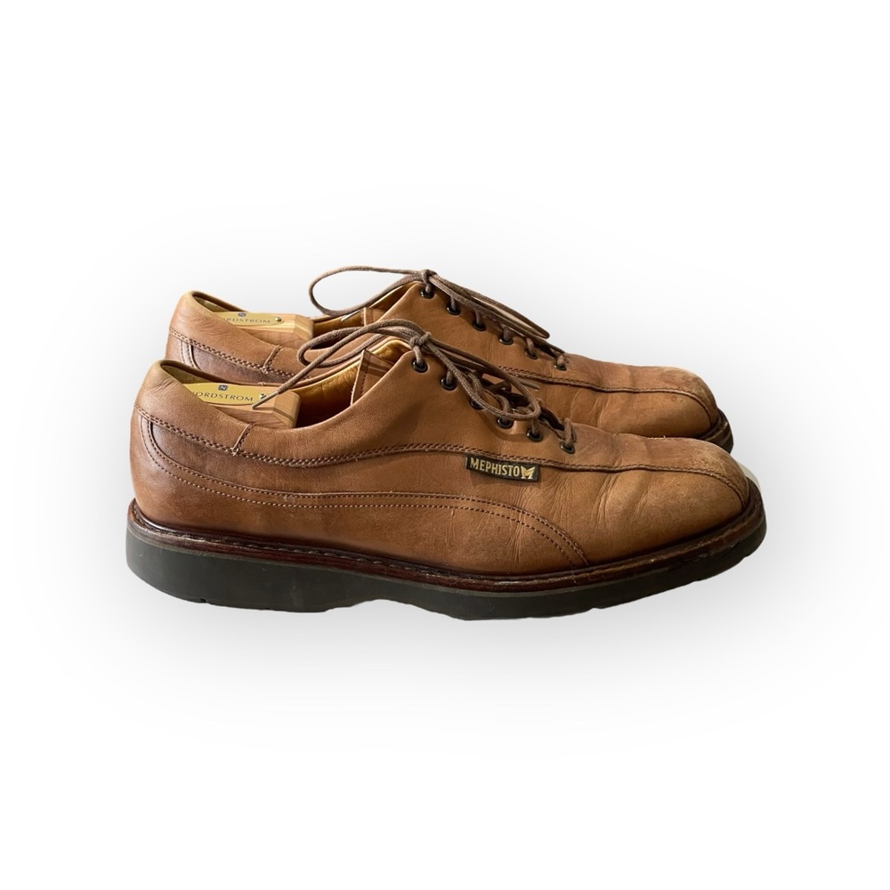 Mephisto ψ Abel Air Walk Goodyear Oxford Lace Up Shoes ψ Chestnut Leather ψ 9.5 - Picture 2 of 16